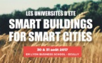 Universités d’été Smart Buildings for Smart Cities