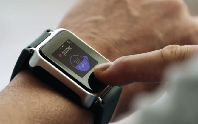 La montre K’Track Glucose (photo PKvitality ) La montre K’Track Glucose (photo PKvitality )