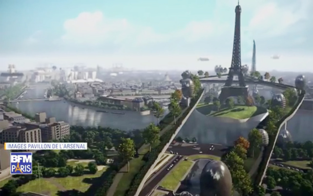 Des étudiants en architecture imaginent le Paris du futur