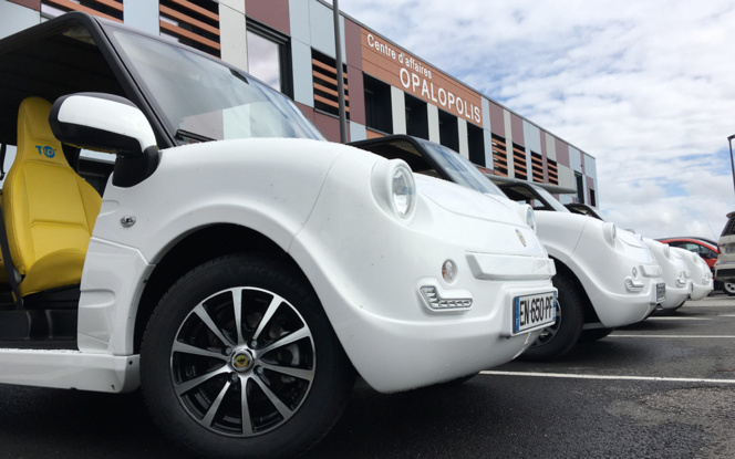 Le premières TMobiles lors de la présentation du Touquet Le premières TMobiles lors de la présentation du Touquet