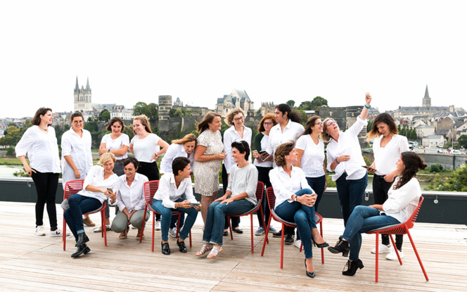 Les femmes du digital de la région d’Angers ( Photo Marie Bieber) - Cliquer sur la photo pour agrandir