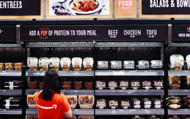 le magasin Amazon Go de Seattle (Photo Amazon) le magasin Amazon Go de Seattle (Photo Amazon)