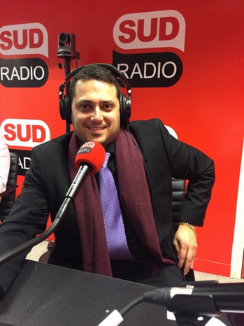 Tony Canadas, lors d'un intervention sur Sud Radio Tony Canadas, lors d'un intervention sur Sud Radio