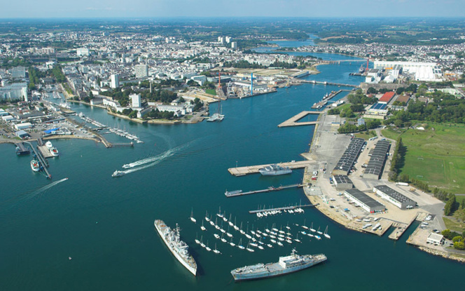La rade de Lorient (Morbihan) (Photo Wikipedia)