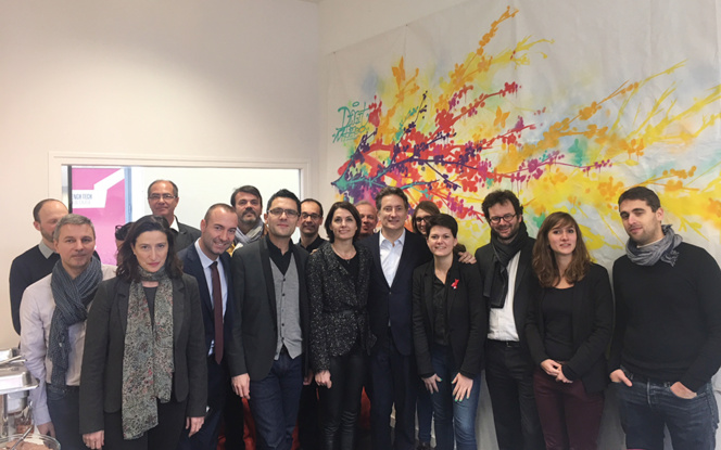 Les participants du second City Lab des villes qui expérimentent la smart city, au Quai des Savoirs à Toulouse, le 13 février