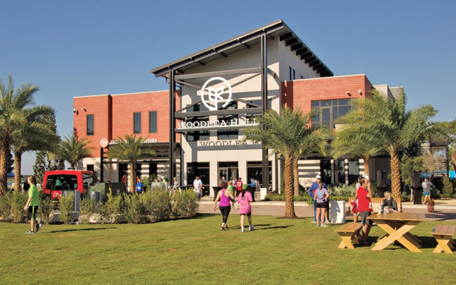 Le centre-ville de Babcock Ranch (photo Fort Myers Florida Weekly)