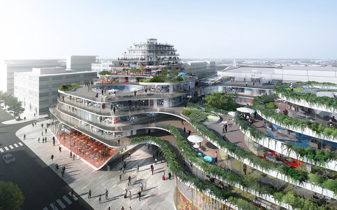 Le projet très futuriste du Quai Saint Serge proposé par le Groupe Giboire