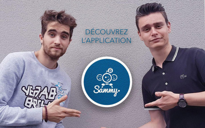Julien Béliard et Maxime Nivot, les concepteurs de Sammy (Photo Sammy)