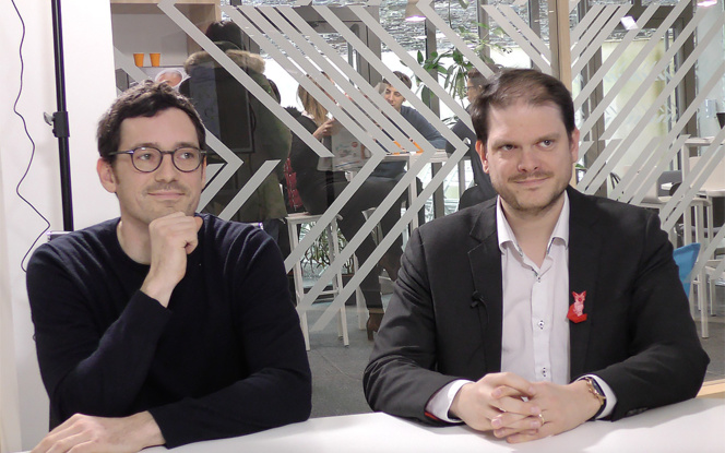 Erwan Querval ( Le Scéno) et Nicolas Gutowski  (ESEO) Erwan Querval ( Le Scéno) et Nicolas Gutowski  (ESEO)