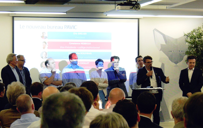 Le nouveau bureau de l'association Pavic Le nouveau bureau de l'association Pavic