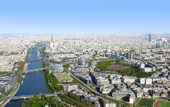 Paris et sa région, vu du coté d'Issy-les-Moulineaux (Photo Mairie d'Issy)