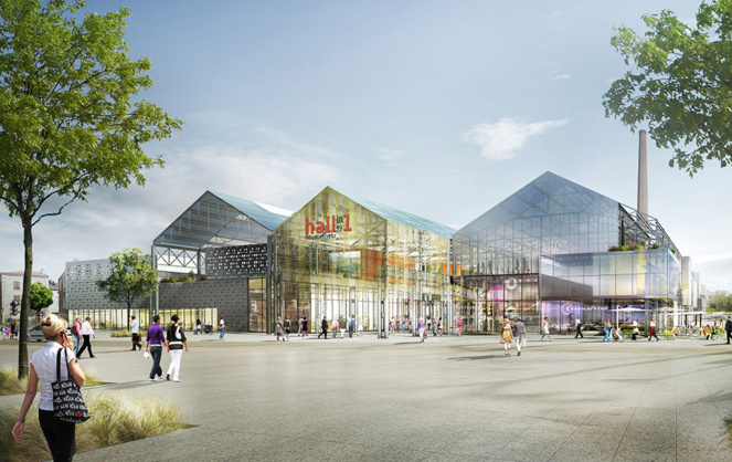 Hall in One Novacières Saint Chamond ( St Etienne Métropole ) Cabinets Rivat et SUD Architectes Hall in One Novacières Saint Chamond ( St Etienne Métropole ) Cabinets Rivat et SUD Architectes