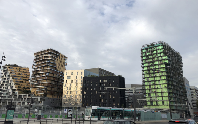 Bâtiments neufs dans le 13e arrondissement de Paris (photo Y. Sourisseau)