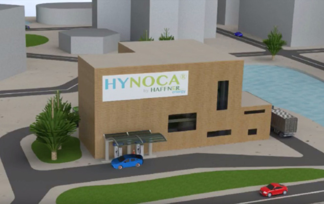 Le projet d'unité de production et station service Hynoca (extrait vidéo Haffner Energy)