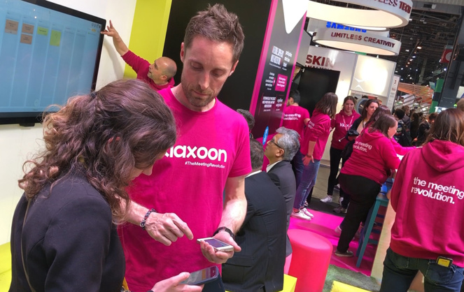 La société Klaxoon lors du dernier salon Viva Tech à Paris La société Klaxoon lors du dernier salon Viva Tech à Paris