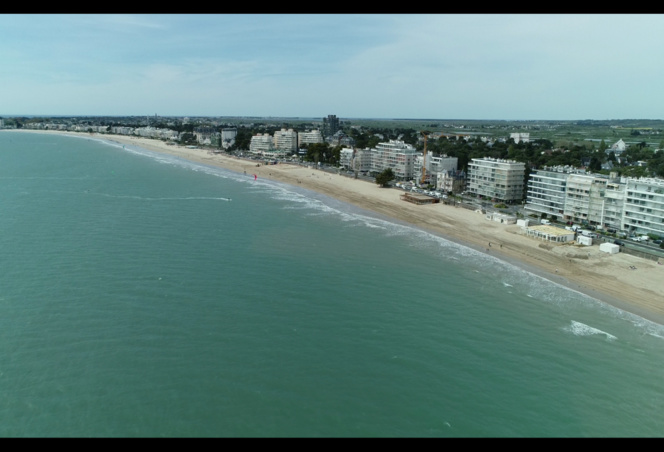 Vue de la plage de la Baule (photo Veolia)