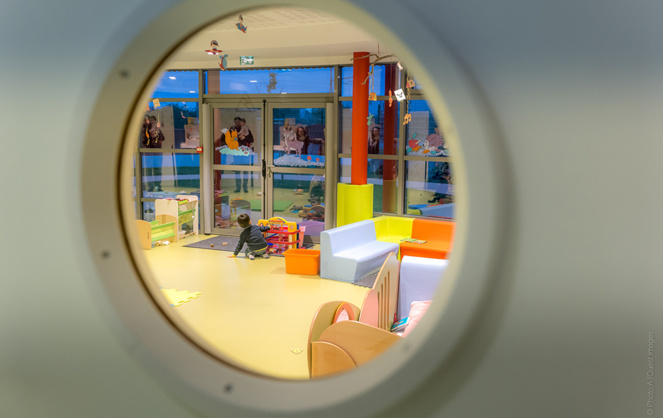 Le jardin d'Evolis agencé par la société Candide Le jardin d'Evolis agencé par la société Candide