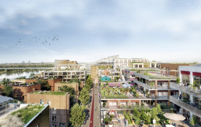 Le projet d'aménagement du village olympique réversibles (Photo © groupes Pichet et Legendre) Le projet d'aménagement du village olympique réversibles (Photo © groupes Pichet et Legendre)