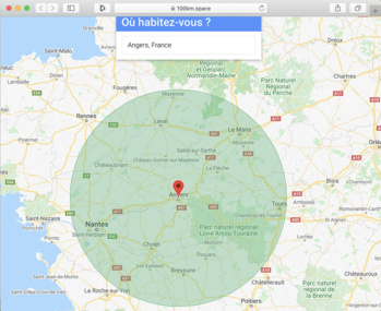 Déconfinement : des cartes interactives pour calculer votre périmètre légal de déplacement Déconfinement : des cartes interactives pour calculer votre périmètre légal de déplacement