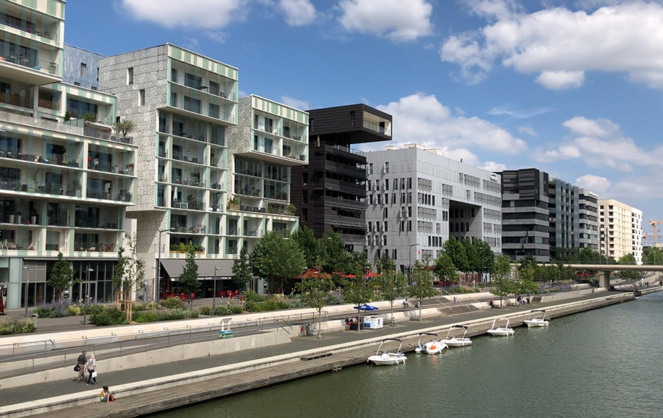 Le quartier de Lyon Confluence (Photo d'Archive VIM)