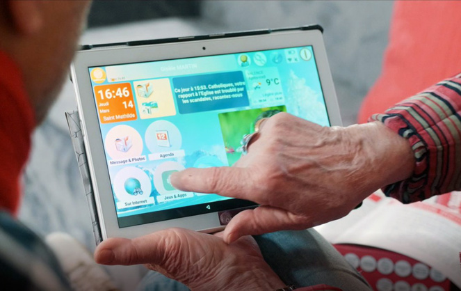 Une tablette très lisible adaptée aux difficultés d'acuité visuelles des ainés (Photo Ordimemo) Une tablette très lisible adaptée aux difficultés d'acuité visuelles des ainés (Photo Ordimemo)