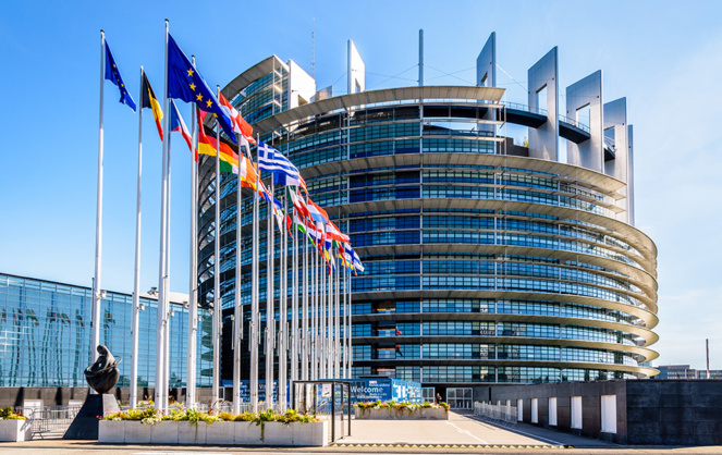 Le parlement Européen de Strasbourg (Photo Adobe Stock)