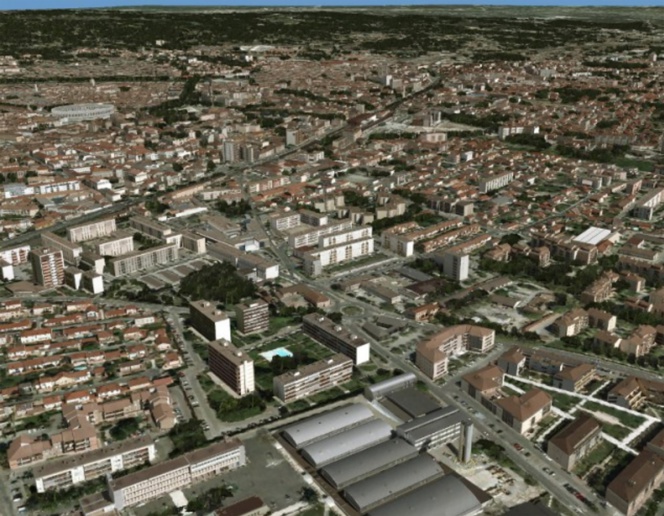 SIRADEL construit les " jumeaux numériques " des villes en 3D pour mieux les aménager (source : site Siradel) SIRADEL construit les " jumeaux numériques " des villes en 3D pour mieux les aménager (source : site Siradel)