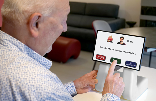 Lily, un outil digital simple qui s'adapte au profil cognitif de l'utilisateur (Photo Linkia) Lily, un outil digital simple qui s'adapte au profil cognitif de l'utilisateur (Photo Linkia)