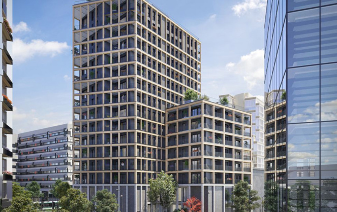 La tour du Berlier dans le XIIIe arrondissement de Paris (Photo Emerige / Bâtiment Ile-de-France) La tour du Berlier dans le XIIIe arrondissement de Paris (Photo Emerige / Bâtiment Ile-de-France)