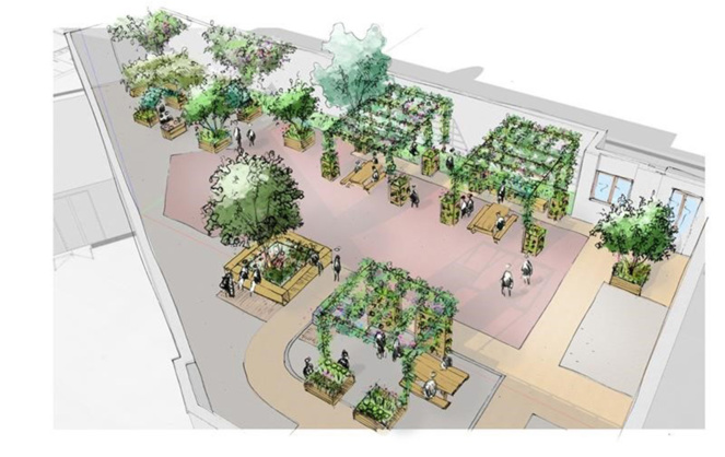 Des aménagements urbains, écologiques, pour une ville plus verte Des aménagements urbains, écologiques, pour une ville plus verte