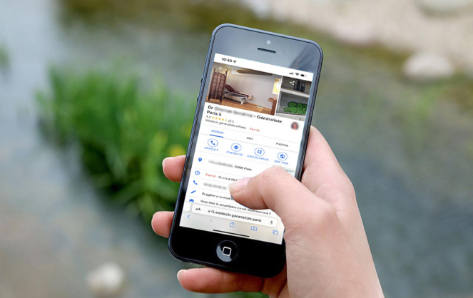 Quelques clics et le cabinet recherché apparait avec toutes les informations le concernant, de l'adresse en passant par les avis des patients (Photo Pixabay modifiée) Quelques clics et le cabinet recherché apparait avec toutes les informations le concernant, de l'adresse en passant par les avis des patients (Photo Pixabay modifiée)