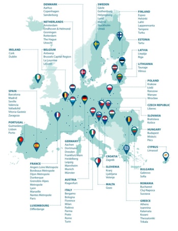 L’UE a retenu 100 villes européennes, dont 10 françaises, pour être climatiquement neutres et intelligentes à l’horizon 2030