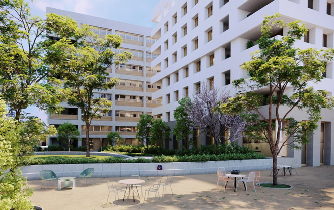 Essentiel 2226, un bâtiment bio-climatique qui ne nécessitera ni chauffage en hiver ni climatisation en été. Une première en France ( Photo Nexity - Baumschlager Eberle Architectes) Essentiel 2226, un bâtiment bio-climatique qui ne nécessitera ni chauffage en hiver ni climatisation en été. Une première en France ( Photo Nexity - Baumschlager Eberle Architectes)