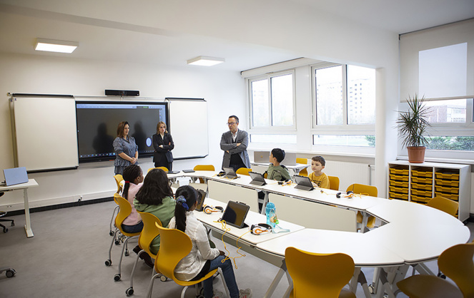 une salle d'apprentissage de l'école Micro-Folie à Meudon (photo Ville de Meudon) une salle d'apprentissage de l'école Micro-Folie à Meudon (photo Ville de Meudon)