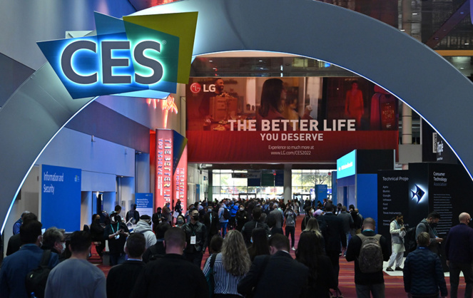 L'accès très sollicité du Consumer Elecronics Show (Photo CES) L'accès très sollicité du Consumer Elecronics Show (Photo CES)