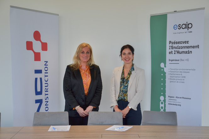 L’ESAIP ANGERS, ÉCOLE D’INGENIEURS ET VINCI CONSTRUCTION SIGNENT UN PARTENARIAT STRATÉGIQUE POUR L’AVENIR !   L’ESAIP ANGERS, ÉCOLE D’INGENIEURS ET VINCI CONSTRUCTION SIGNENT UN PARTENARIAT STRATÉGIQUE POUR L’AVENIR !