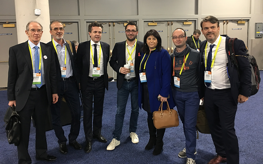 Une partie de la délégation angevine dont les membres de l'association PAVIC à l'arrivée à Las Vegas Une partie de la délégation angevine dont les membres de l'association PAVIC à l'arrivée à Las Vegas