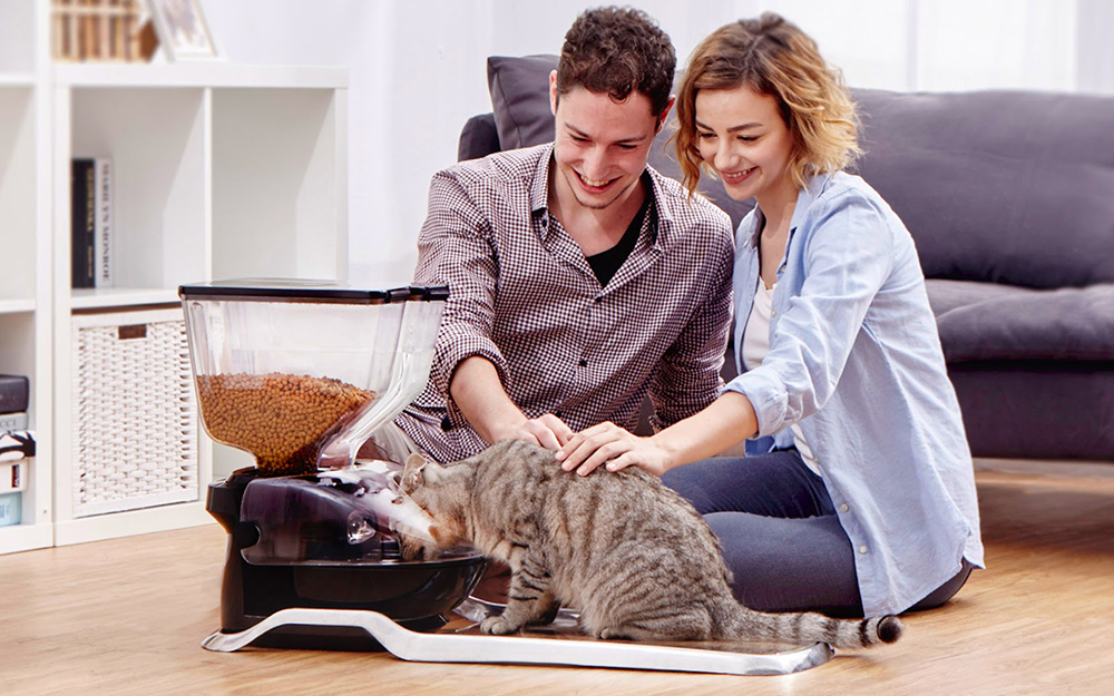 La gamelle connectée Catfi Pro, permet de surveiller la santé de son chat. (Photo Catfi)