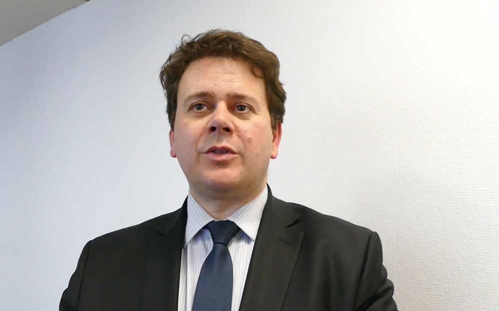 Le député Luc Belot lors de son dernier passage à Angers Le député Luc Belot lors de son dernier passage à Angers