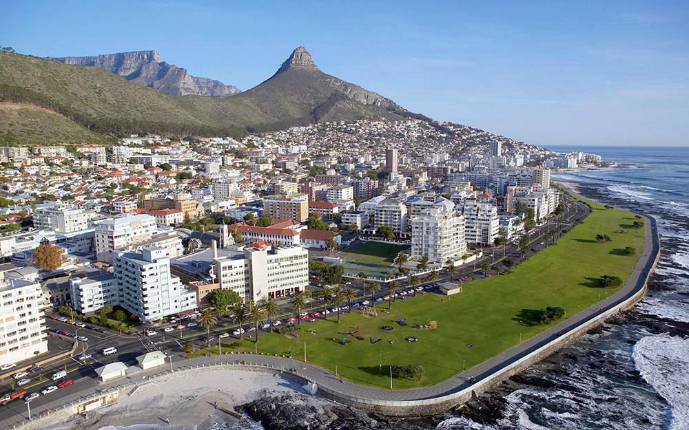 La ville sud africaine de Cap Town, un exemple en matière de gestion de l'eau ( photo www.villaocap.com )
