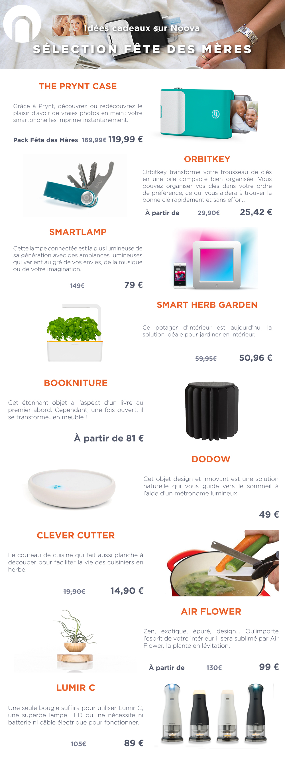 Avec Noova, offrez un cadeau connecté à votre maman Avec Noova, offrez un cadeau connecté à votre maman