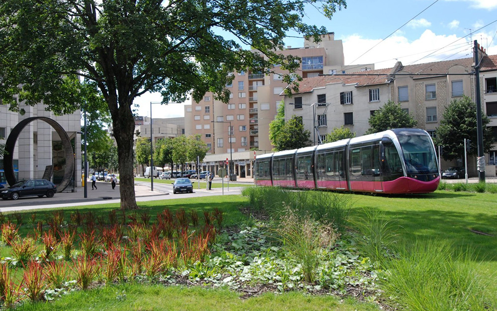 Le tramway de Dijon (Photo Dijon Métropole)