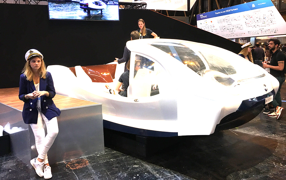 Le bateau taxi Sea Bubbles Le bateau taxi Sea Bubbles