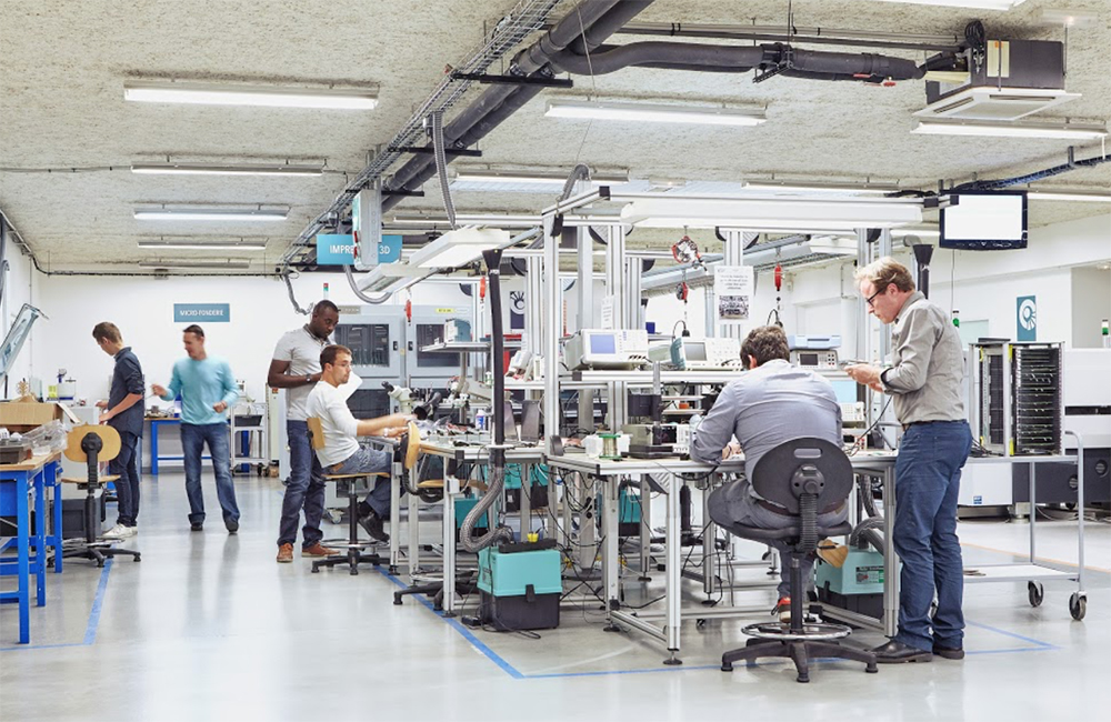 L'atelier de la Cité de l'Objet Connecté d'Angers (photo Cité de l'Objet Connecté)