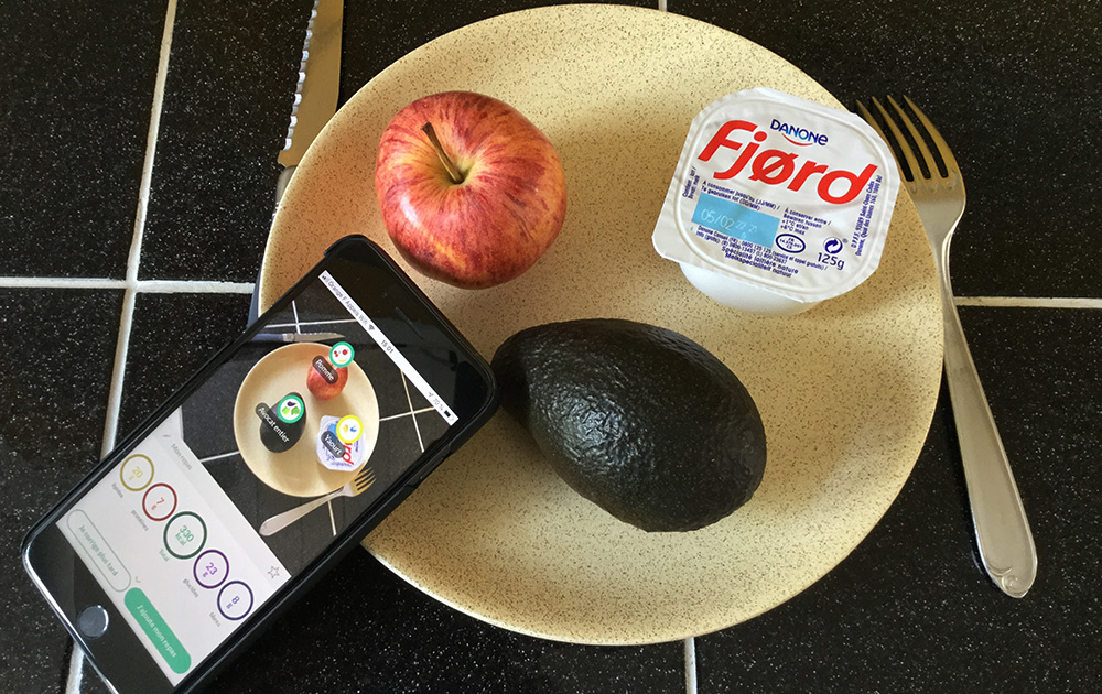 Un repas de 330 kcal correctement identifié par l'application Foodvisor Un repas de 330 kcal correctement identifié par l'application Foodvisor
