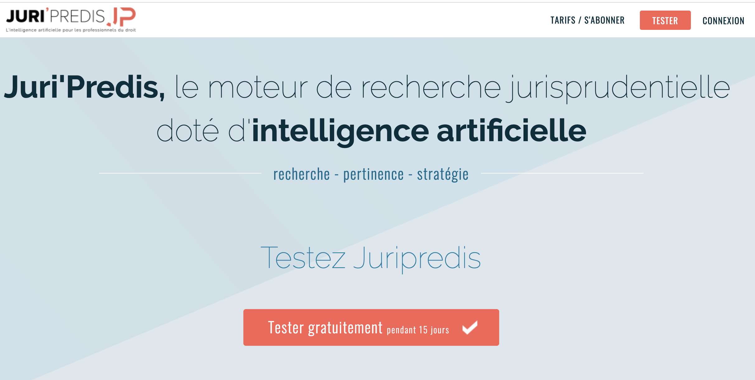 Le droit ne sera plus une corvée avec l'outil de recherche Juri'Predis ! Le droit ne sera plus une corvée avec l'outil de recherche Juri'Predis !