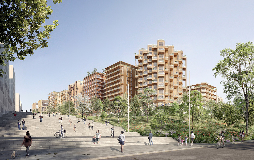 Esquisse du village Olympique Paris 2024 (© ailleurs.studio - Icade - Uap / groupement NexitySA - Eiffage Immobilier IDF ) Esquisse du village Olympique Paris 2024 (© ailleurs.studio - Icade - Uap / groupement NexitySA - Eiffage Immobilier IDF )