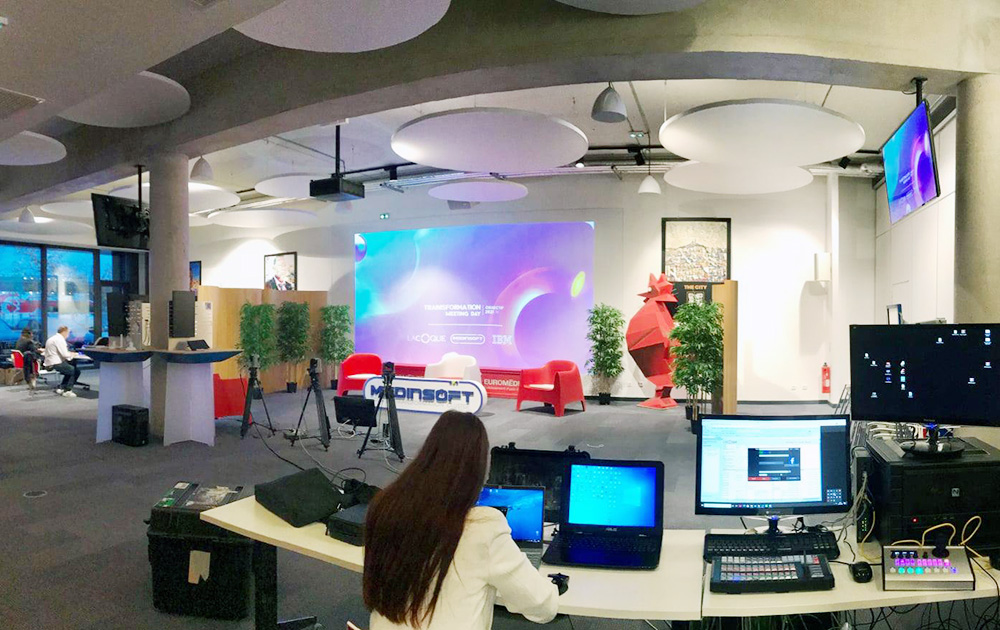 Une salle de conférence de la Coque lors du récent "Transformation Meeting Day" (Photo La Coque) Une salle de conférence de la Coque lors du récent "Transformation Meeting Day" (Photo La Coque)