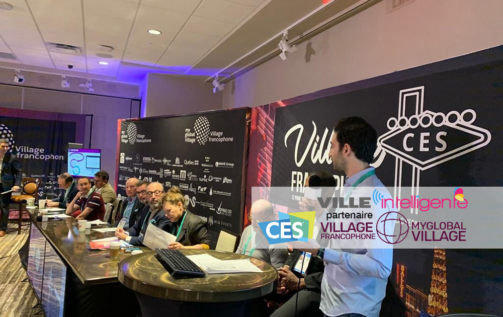 Pitch d'une startup lors du Village Francophone 2020 à Las Vegas (Photo Facebook Village Francophone) Pitch d'une startup lors du Village Francophone 2020 à Las Vegas (Photo Facebook Village Francophone)
