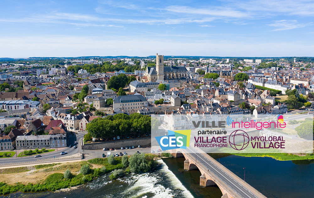 La ville de Nevers sur les bords de la Loire, un des territoires qui s’engagent vers un numérique responsable, selon le Cerema (Photo Adobe Stock) La ville de Nevers sur les bords de la Loire, un des territoires qui s’engagent vers un numérique responsable, selon le Cerema (Photo Adobe Stock)